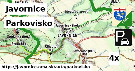 Parkovisko, Javornice