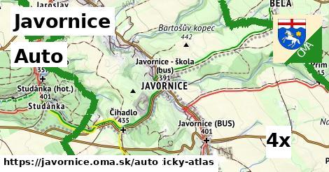 auto v Javornice