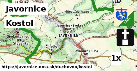 Kostol, Javornice