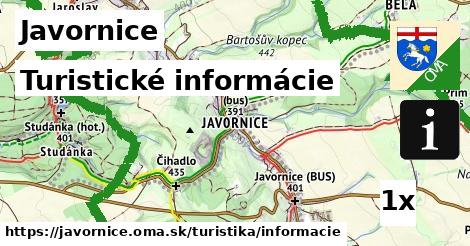 Turistické informácie, Javornice