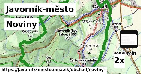 Noviny, Javorník-město