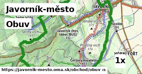 Obuv, Javorník-město