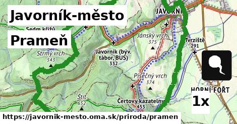 Prameň, Javorník-město