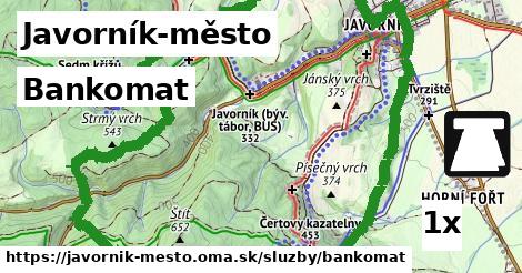 Bankomat, Javorník-město