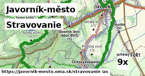 stravovanie v Javorník-město