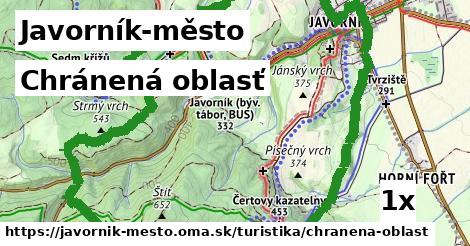 Chránená oblasť, Javorník-město