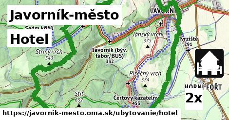 Hotel, Javorník-město