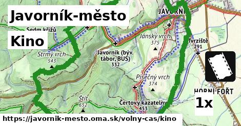 Kino, Javorník-město