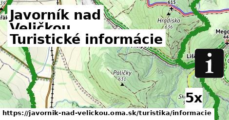 Turistické informácie, Javorník nad Veličkou