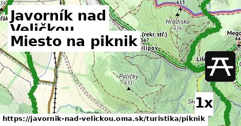 Miesto na piknik, Javorník nad Veličkou