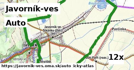 auto v Javorník-ves