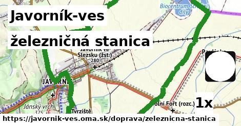 železničná stanica, Javorník-ves