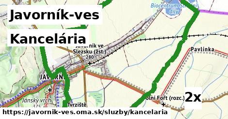 Kancelária, Javorník-ves