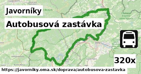 Autobusová zastávka, Javorníky