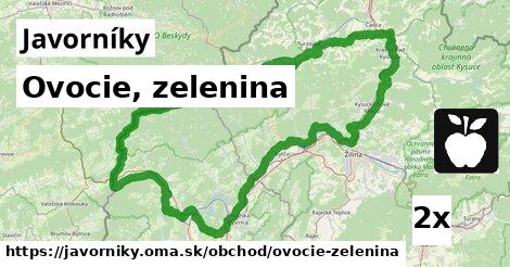 Ovocie, zelenina, Javorníky