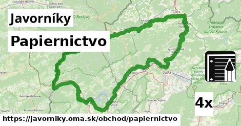 Papiernictvo, Javorníky