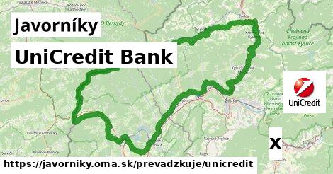 UniCredit Bank, Javorníky