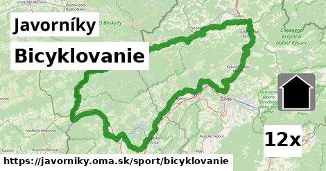 Bicyklovanie, Javorníky