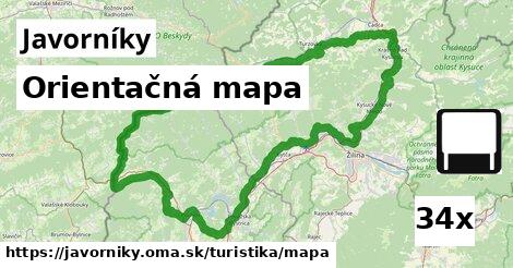 Orientačná mapa, Javorníky