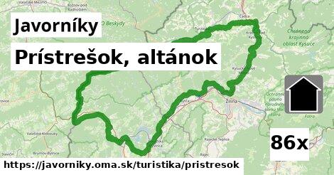 Prístrešok, altánok, Javorníky