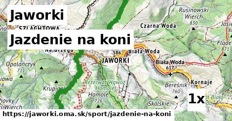 jazdenie na koni v Jaworki