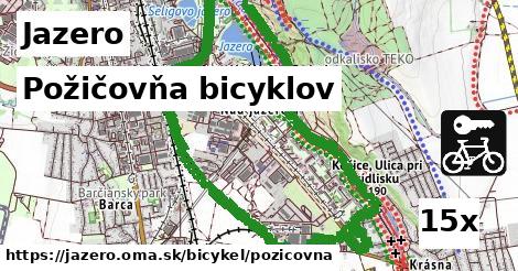 požičovňa bicyklov v Jazero