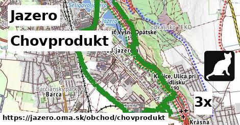 chovprodukt v Jazero