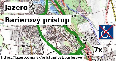 Barierový prístup, Jazero