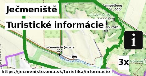 Turistické informácie, Ječmeniště