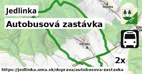 Autobusová zastávka, Jedlinka