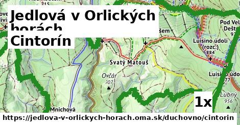 cintorín v Jedlová v Orlických horách