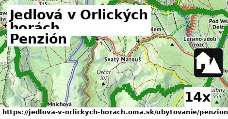 Penzión, Jedlová v Orlických horách