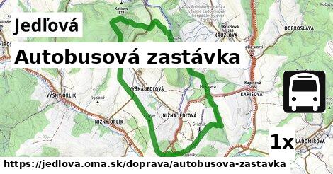 Autobusová zastávka, Jedľová