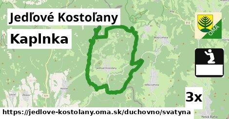 Kaplnka, Jedľové Kostoľany