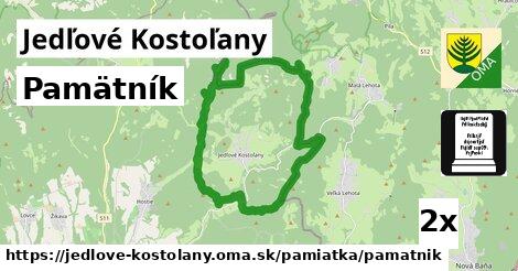 Pamätník, Jedľové Kostoľany