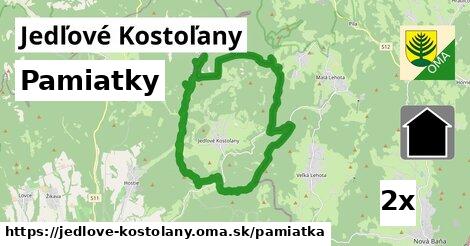 pamiatky v Jedľové Kostoľany