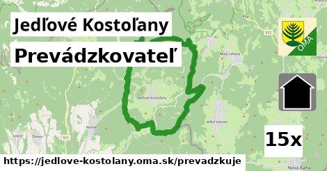 prevádzkovateľ v Jedľové Kostoľany