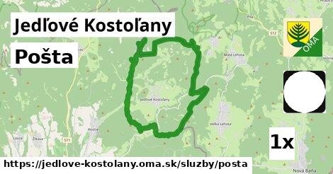 Pošta, Jedľové Kostoľany