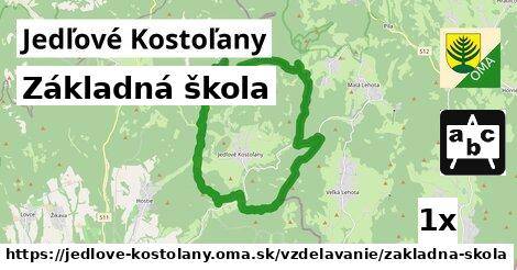 Základná škola, Jedľové Kostoľany