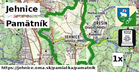 Pamätník, Jehnice