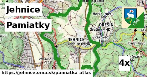 pamiatky v Jehnice