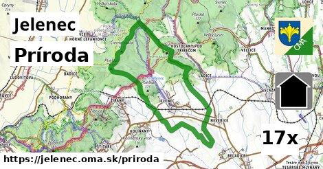 príroda v Jelenec