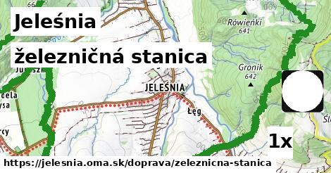 železničná stanica, Jeleśnia