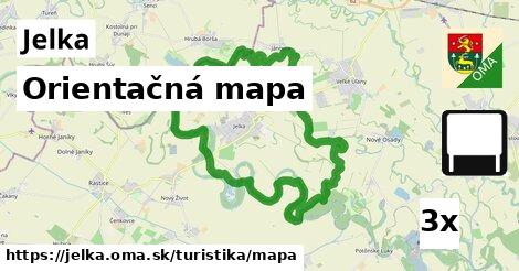 Orientačná mapa, Jelka