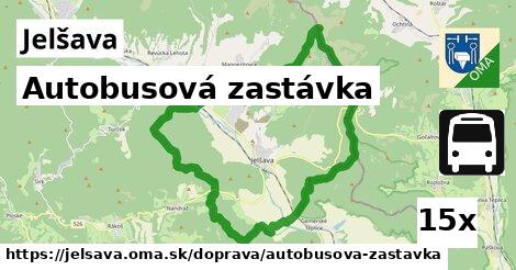 Autobusová zastávka, Jelšava