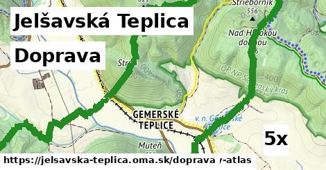 doprava v Jelšavská Teplica