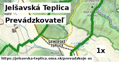 prevádzkovateľ v Jelšavská Teplica