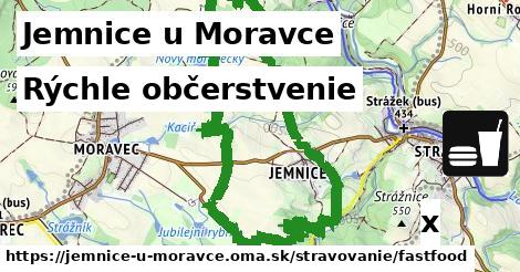 Všetky body v Jemnice u Moravce