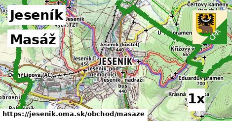 Masáž, Jeseník