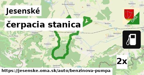 čerpacia stanica, Jesenské